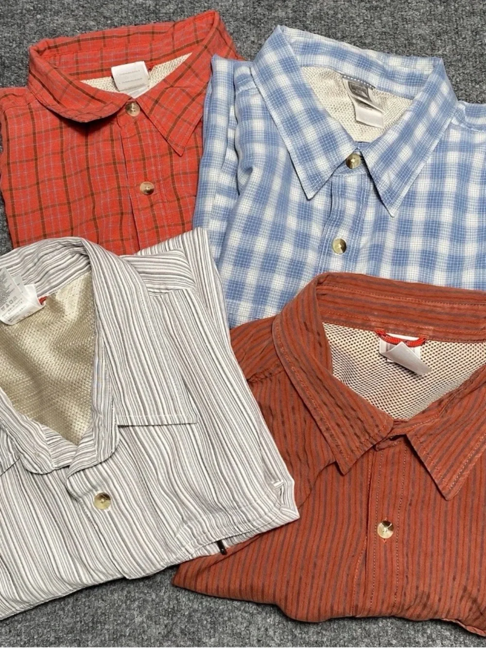 Lot of 4 Men’s The North Face S/S Button Down Shirts- XL
